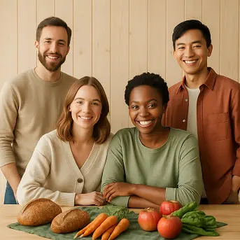 A small, friendly team of people